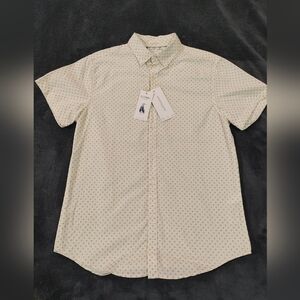 New denim & flower size S shirt